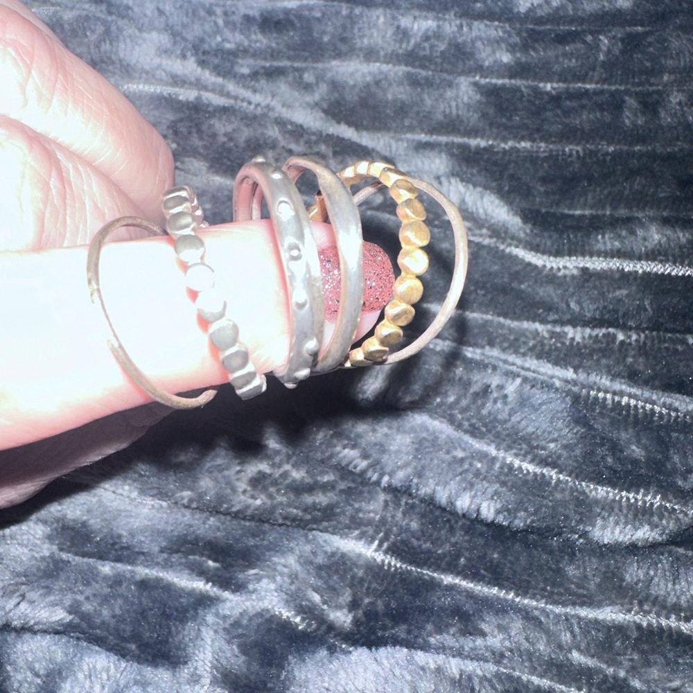 Lisa Leonard Stack Rings Size 10, Set of 7
